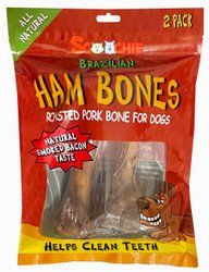2 Pack Brazilian Ham Bone / Pork Femur in Zip Lock PVC Bag