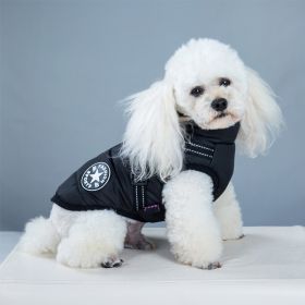 Pet Clothes Waterproof And Warm (Option: Black Chest Back Vest-2XL)